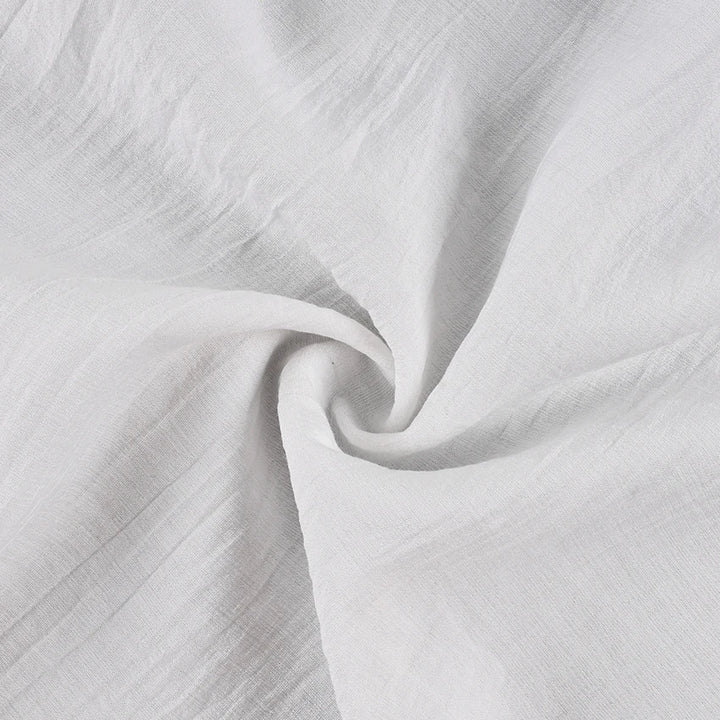 HiLoc Signature White Soft V Neck Midi Nightgown