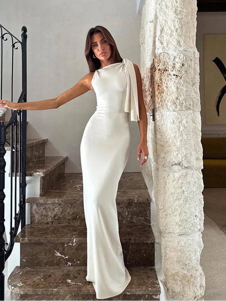 Elegant Women Asymmetrical Sweetheart Dress