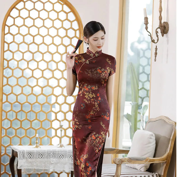 Elegant Vintage Chinese Cheongsam For Party