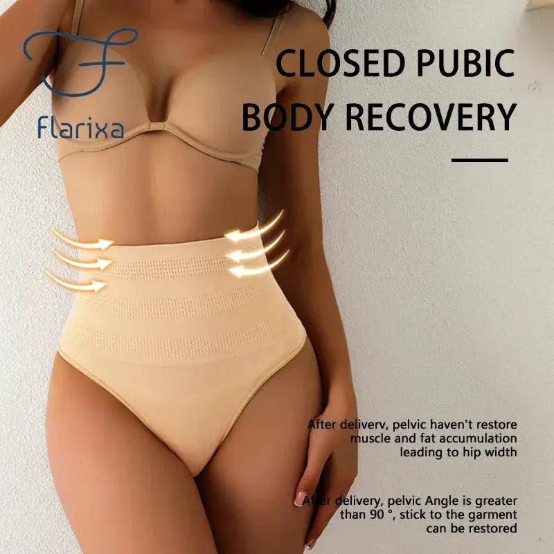 Flarixa Tummy Control Panties High Waist Belly Shaper