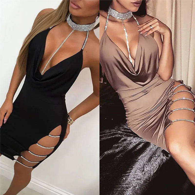 Exquisite Silver Bodycon Evening Dress For You