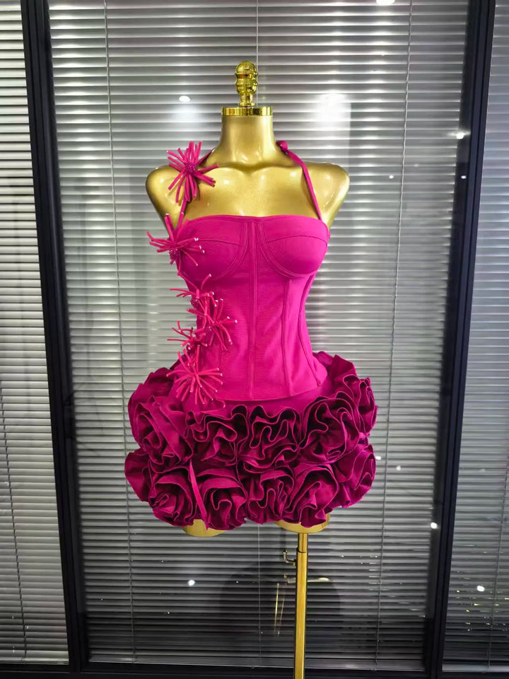 Exclusve Strapless Bodycon Dress For Night