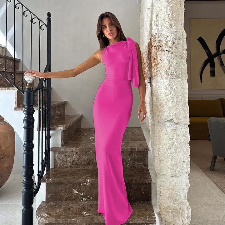 Signature Knit Maxi Dress For Summer Elegance