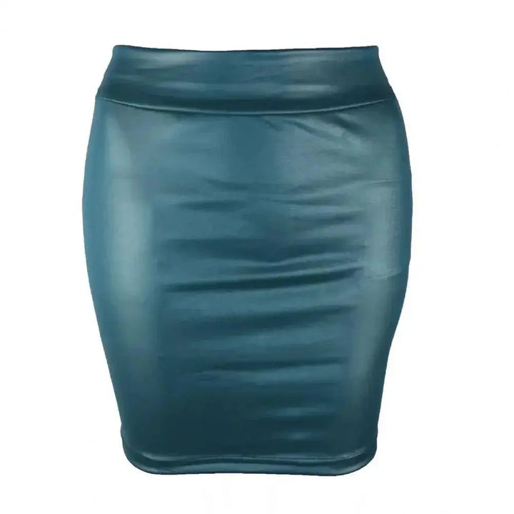 Faux Leather Bodycon Skirt Urban Chic Fashion Essential