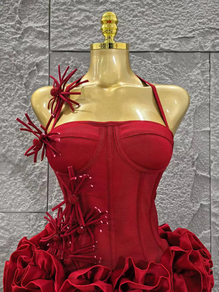 Exclusve Strapless Bodycon Dress For Night