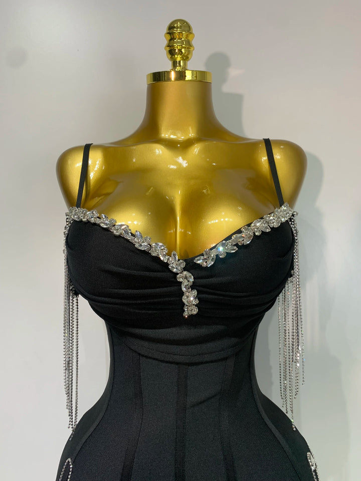 Kormanly Backless Mini Bodycon Dress
