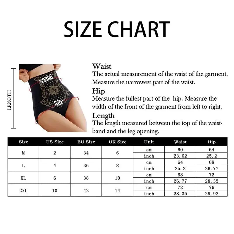 High Waist Body Shaper Panties for Slimming Control Comfort