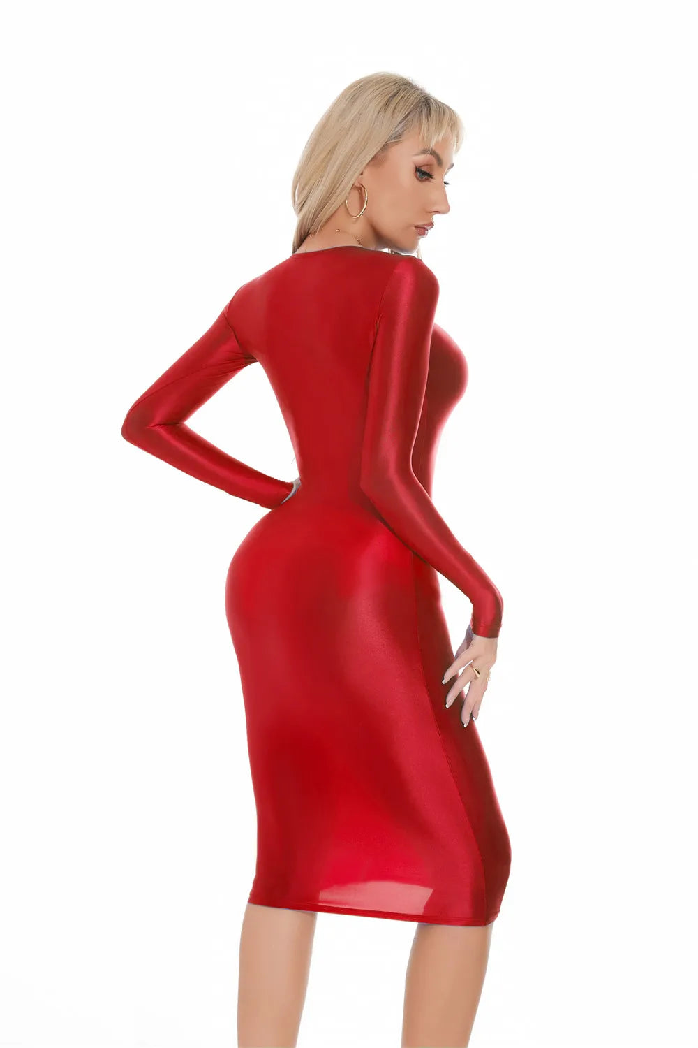 Women Exclusive Sculpted Evening Dress Premium