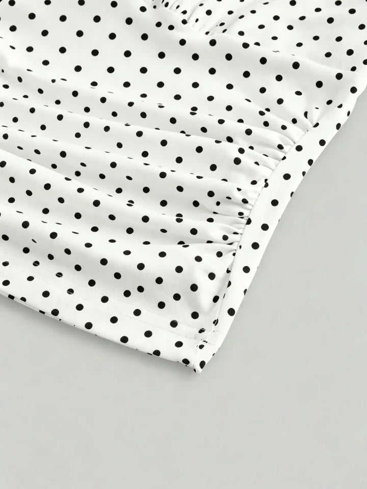 Soft Stretch Ruched Crop Top In Exclusive Fit