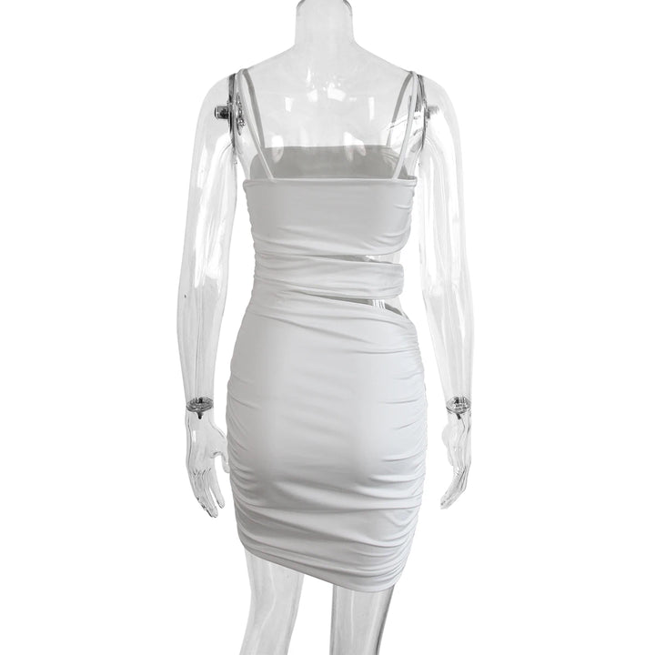 TiLeewon Signature Fine Knit White Bodycon