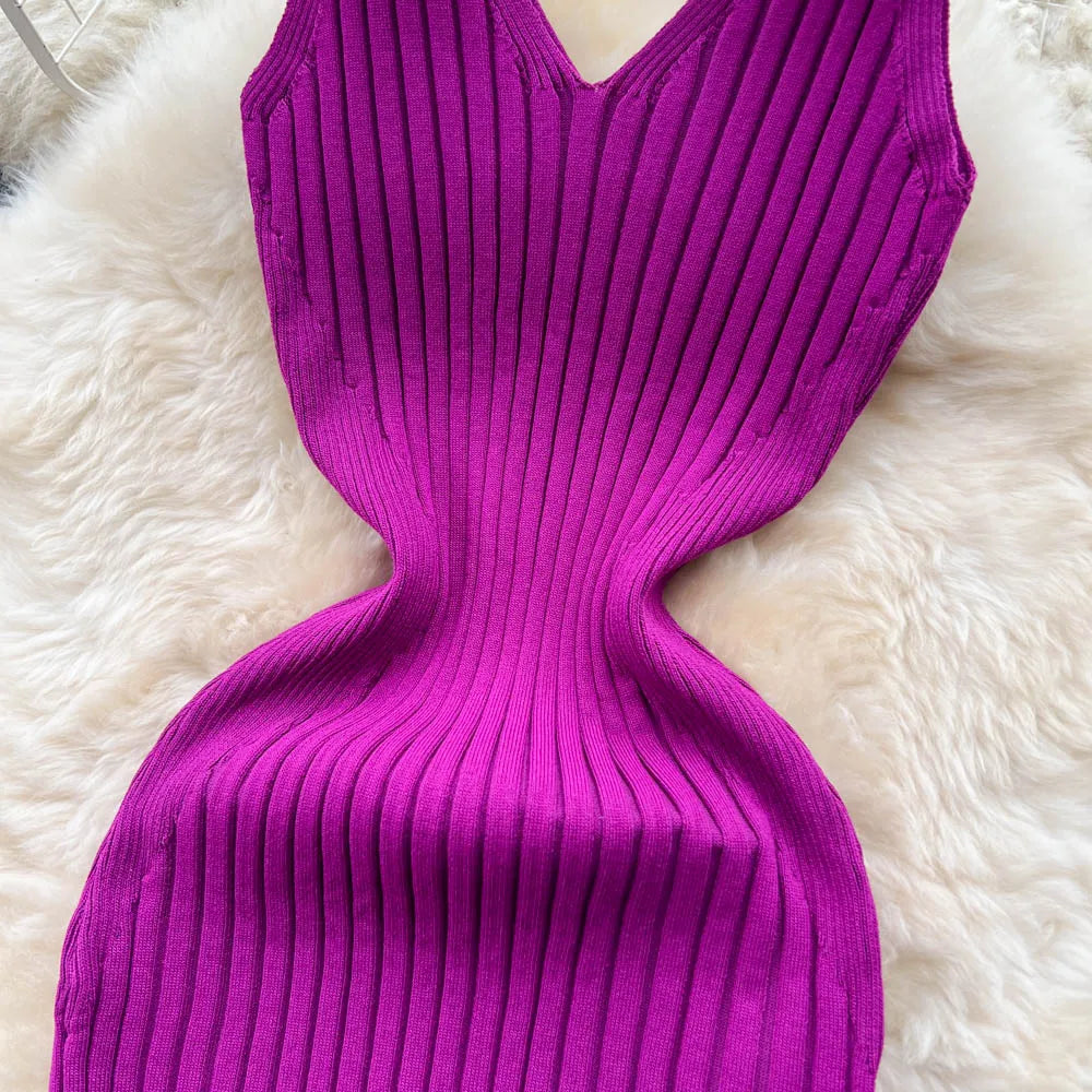 Yuoomuoo Signature Knitted Bodycon Dress