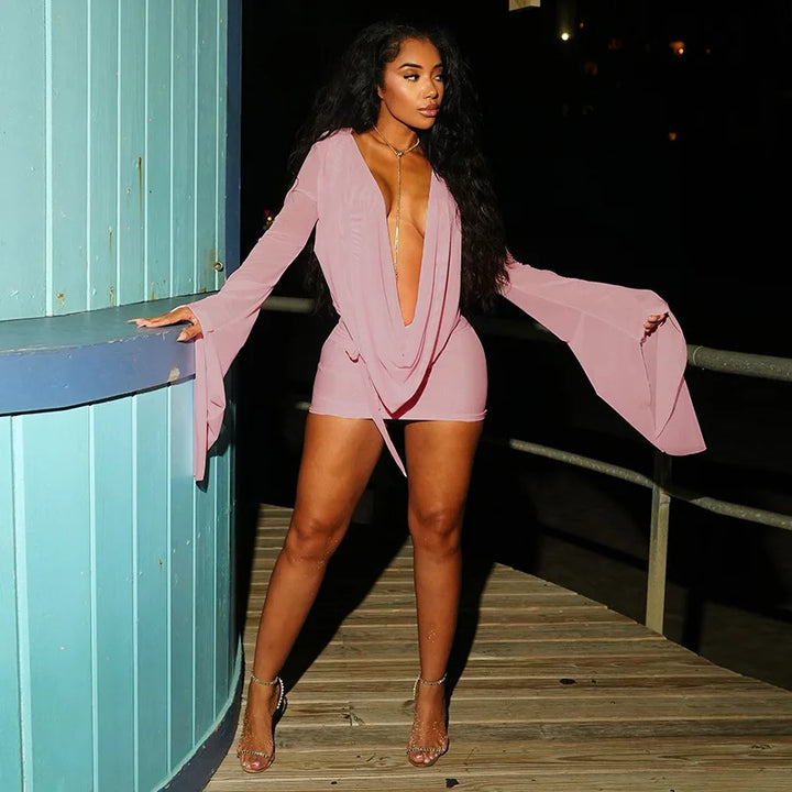 Stunning Mesh Bodycon Dress For Exclusive Night