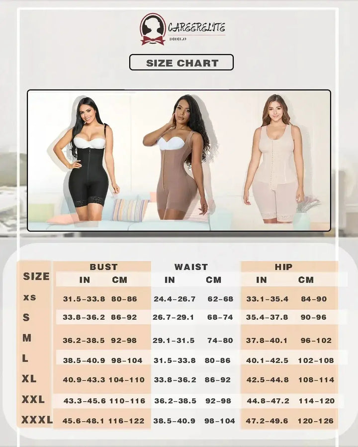Ultimate Double Compression Bodysuit Shapewear For Women