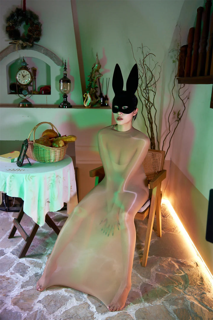 Luxury Sheer Hollow Bodysuit For Evening Runway