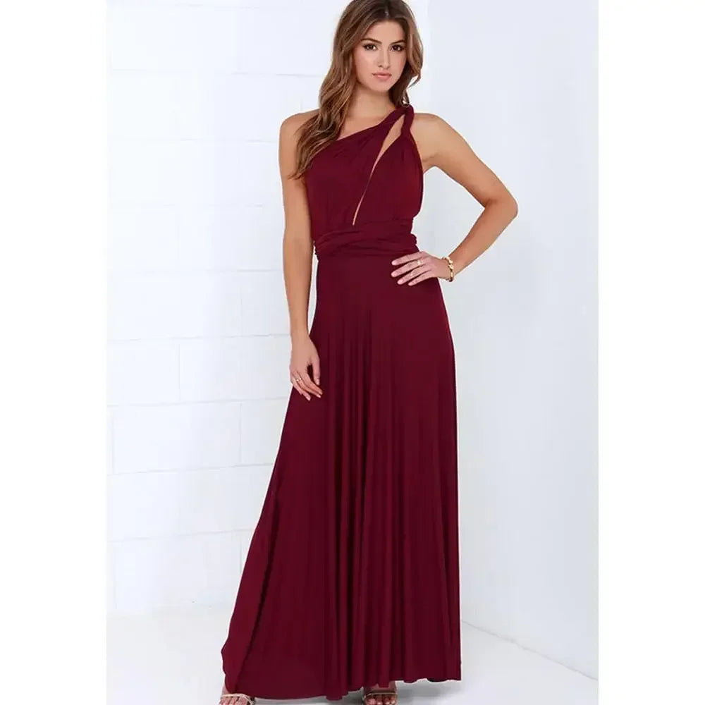 Sexy V Neck Maxi Dress With Straps For Summer Party
