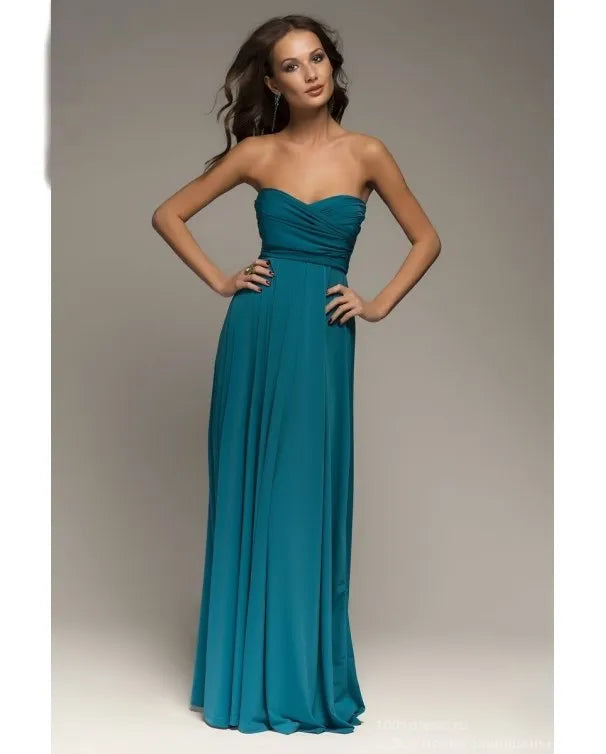 Sexy V Neck Maxi Dress With Straps For Summer Party