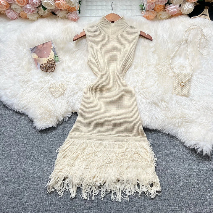 YuooMuoo Openwork Bodycon Sleeveless Party Dress