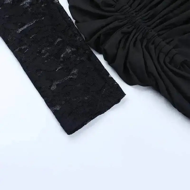 Elegant Lace Mini Dress Exclusive Tailored Off