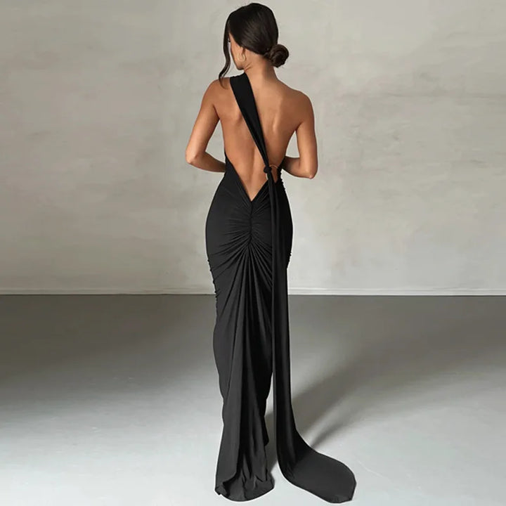 Todoblack Neon Y2K Signature Bodycon Maxi Dress