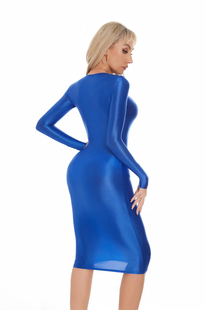 Women Exclusive Sculpted Evening Dress Premium