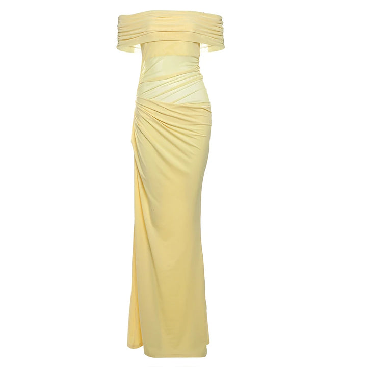 Signature Weir Puss Mesh Patchwork Backless