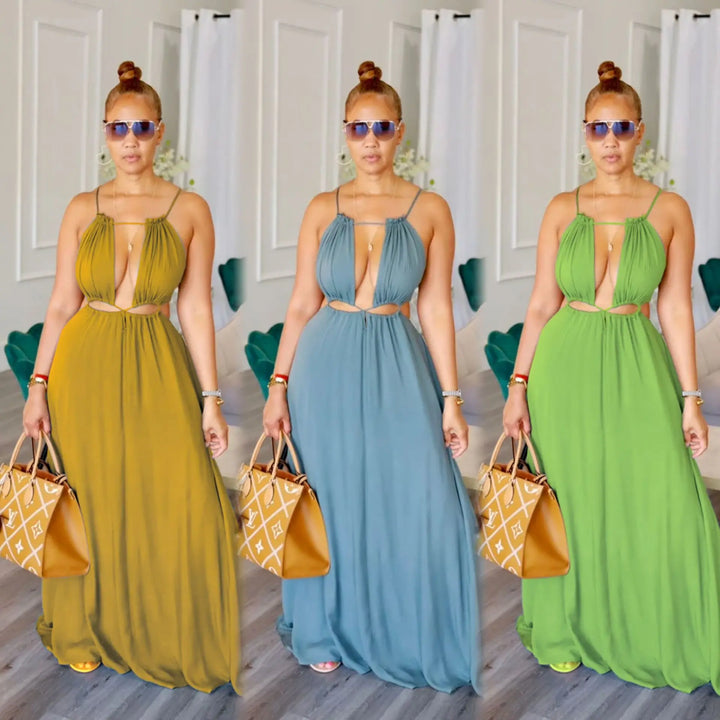 Elegant 2025 Summer Long Dress For Women Club