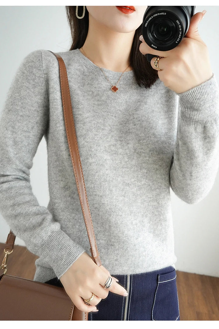 Exclusive Women 100 Pure Cashmere Crew Neck