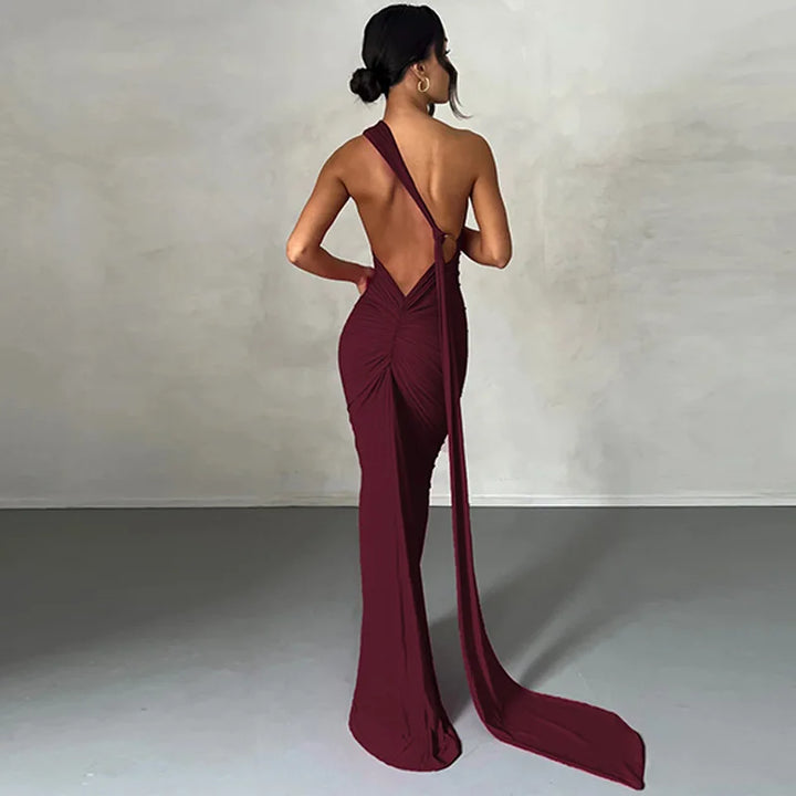 Todoblack Neon Y2K Signature Bodycon Maxi Dress