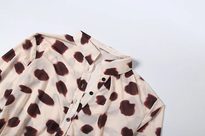 Lovely Polka Dot Ruched Bodycon Dress