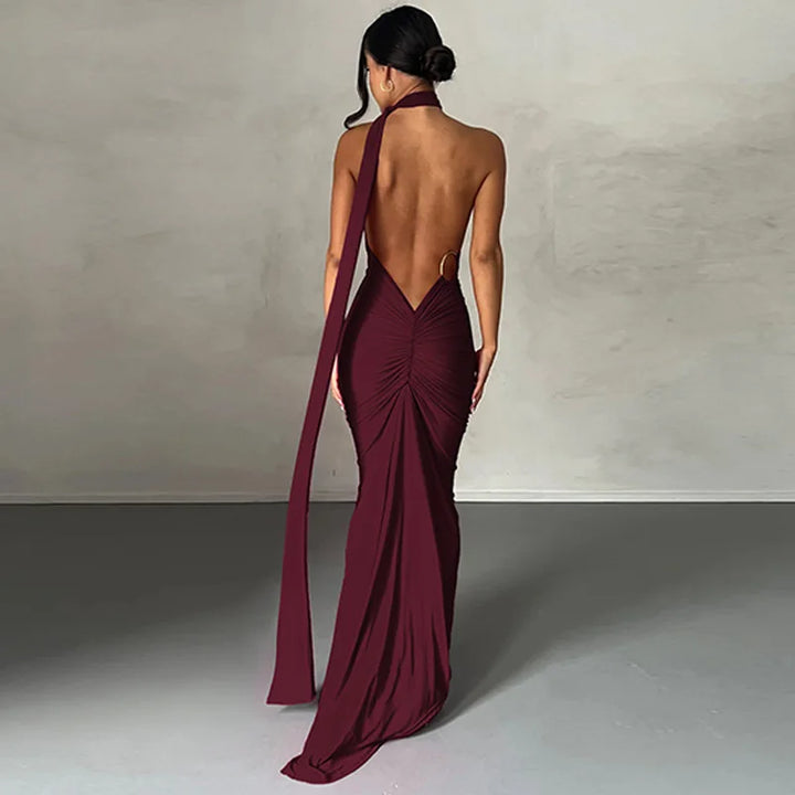 Todoblack Neon Y2K Signature Bodycon Maxi Dress