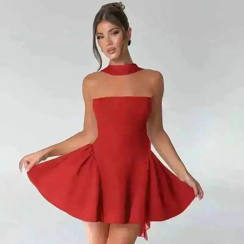 Stunning Off Shoulder Slim Fit A Line Mini Party