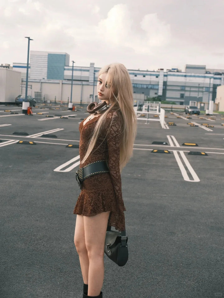 Feeling Good Fff Duo Engineered Knit Bodycon Dress