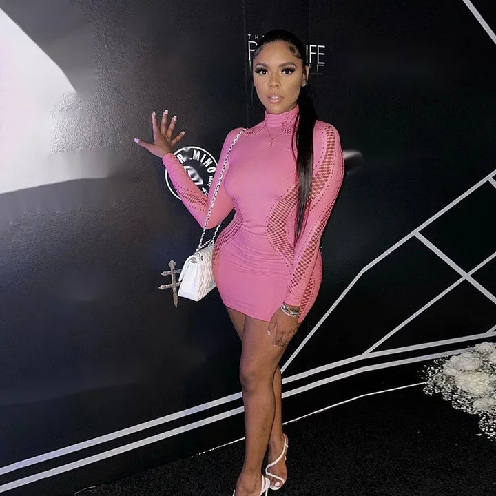 Exclusive Signature Seamless Knit Bodycon Mini