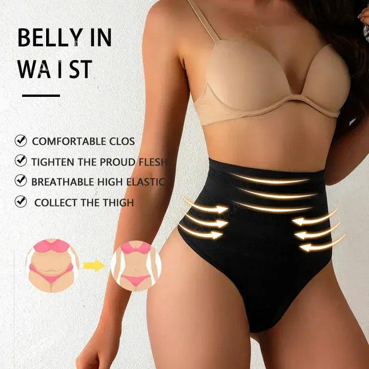 Flarixa Tummy Control Panties High Waist Belly Shaper