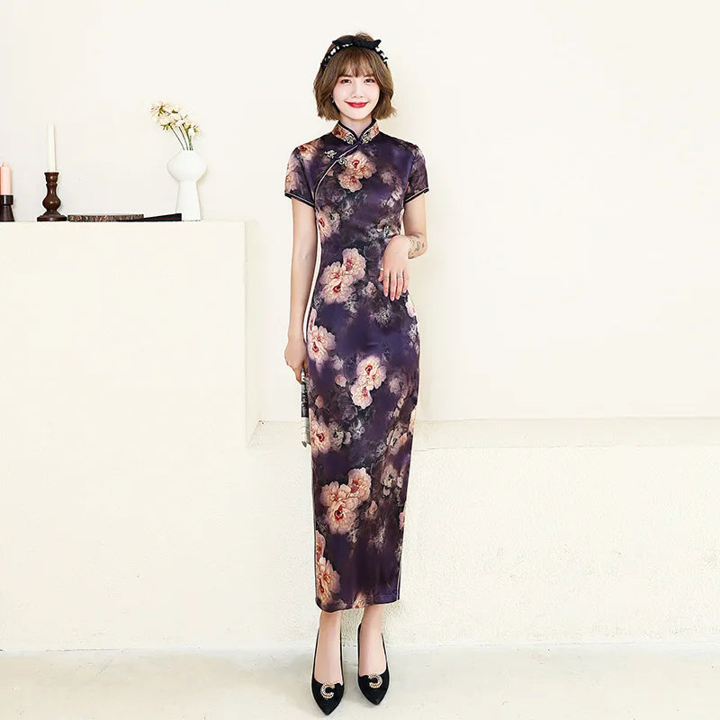Elegant Vintage Chinese Cheongsam For Party