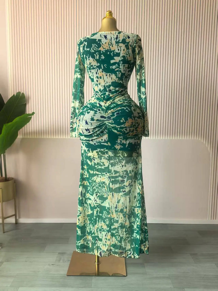 Luxury Empire Maxi Dress Dynamic Fit For Night