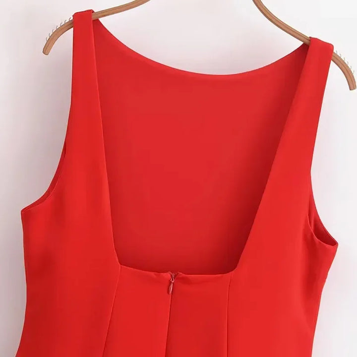 Luxury Sleeveless Bodycon Mini Dress For Women