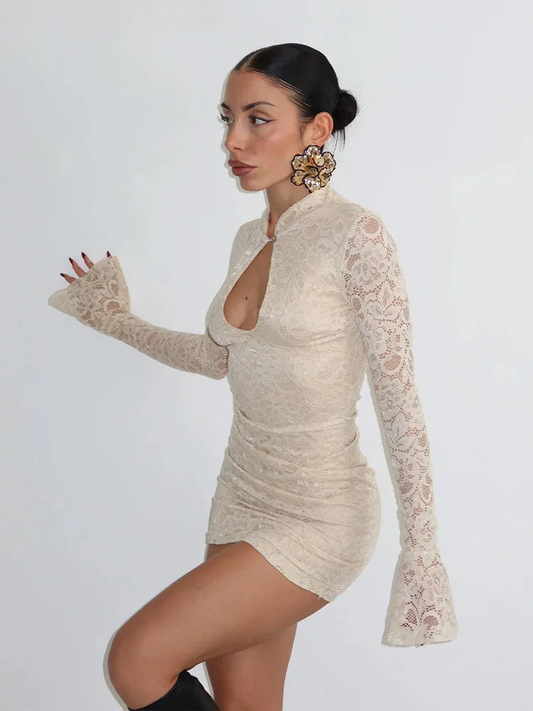Ahagaga Premium Knit Mini Sheath Dress