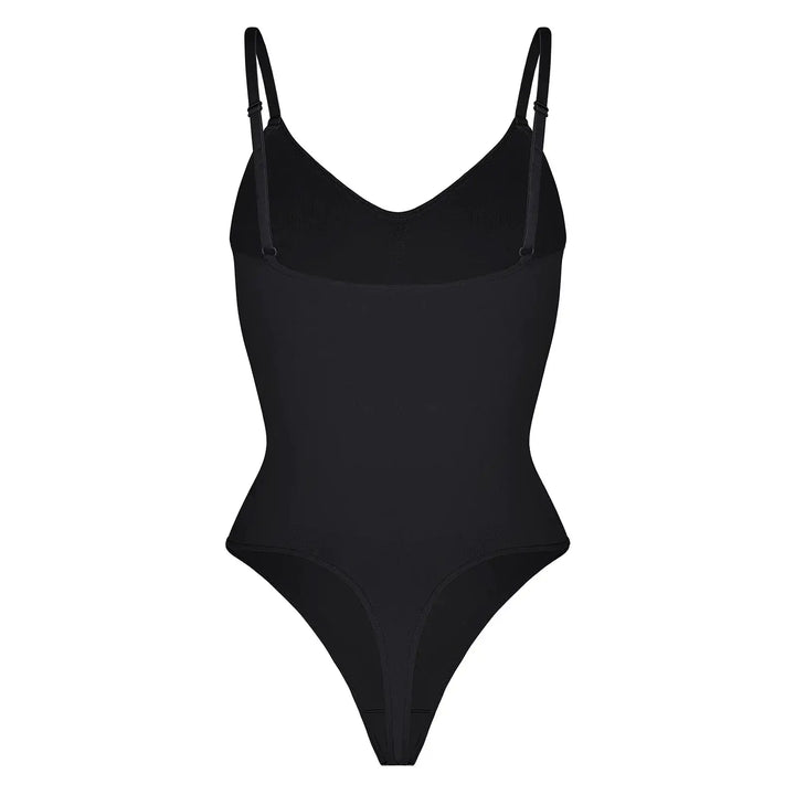 Seamless Thong Bodysuit for Women Slimming Shapewear