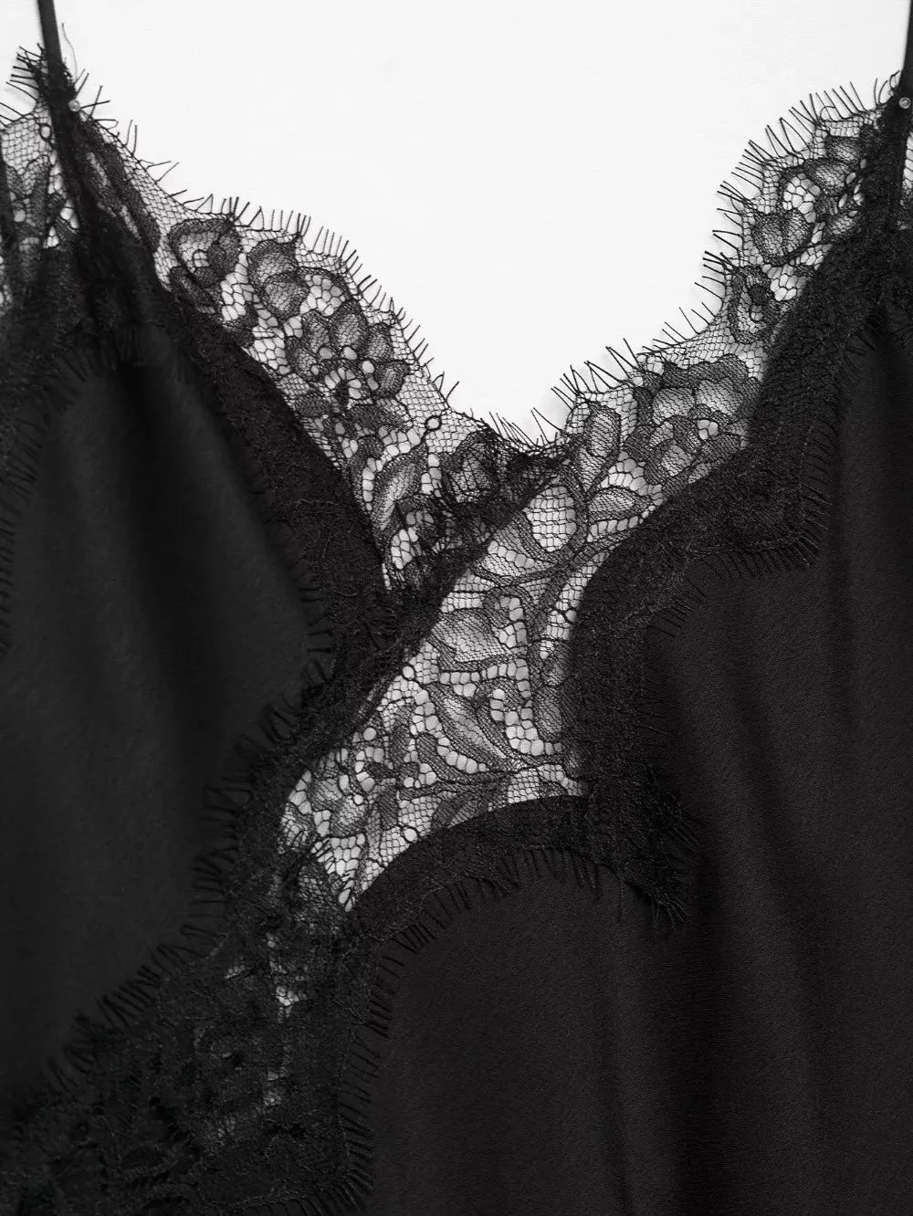 V Neck Asymmetrical Lace Camisole For A Chic