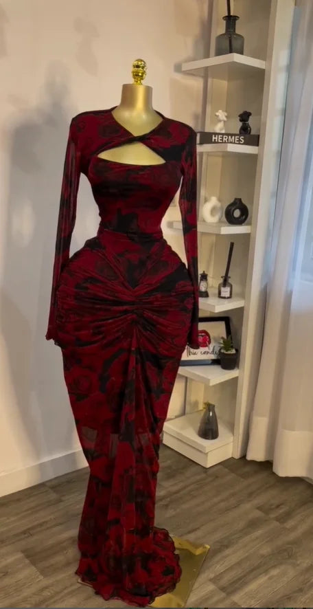 Luxury Empire Maxi Dress Dynamic Fit For Night