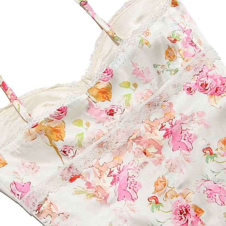 Elegant Floral Maxi Dress With Empire Waist