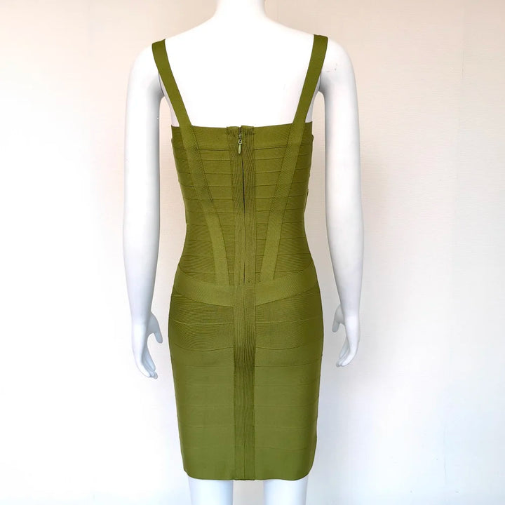 Beaukey Royal Blue Knit Bandage Dress Signature