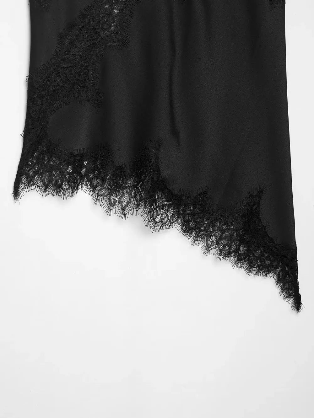 V Neck Asymmetrical Lace Camisole For A Chic