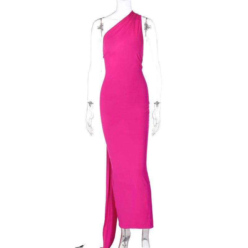 Todoblack Neon Y2K Signature Bodycon Maxi Dress