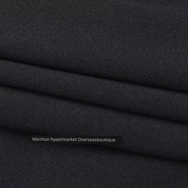 Split Spy Girl Strap Dress V Neck Lace Trim Slim Fit Slit - OurLum.com