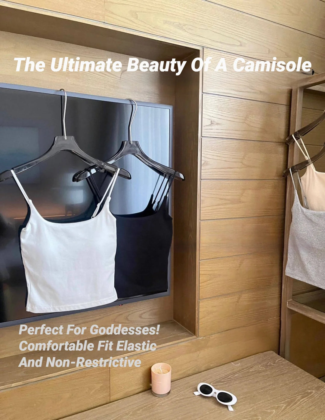 Elegant Slimming Nylon Camisole Vest For Women