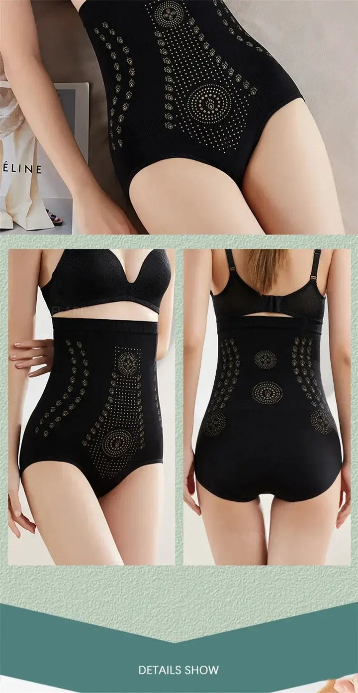 Flarixa Women High Waist Tummy Control Seamless Briefs