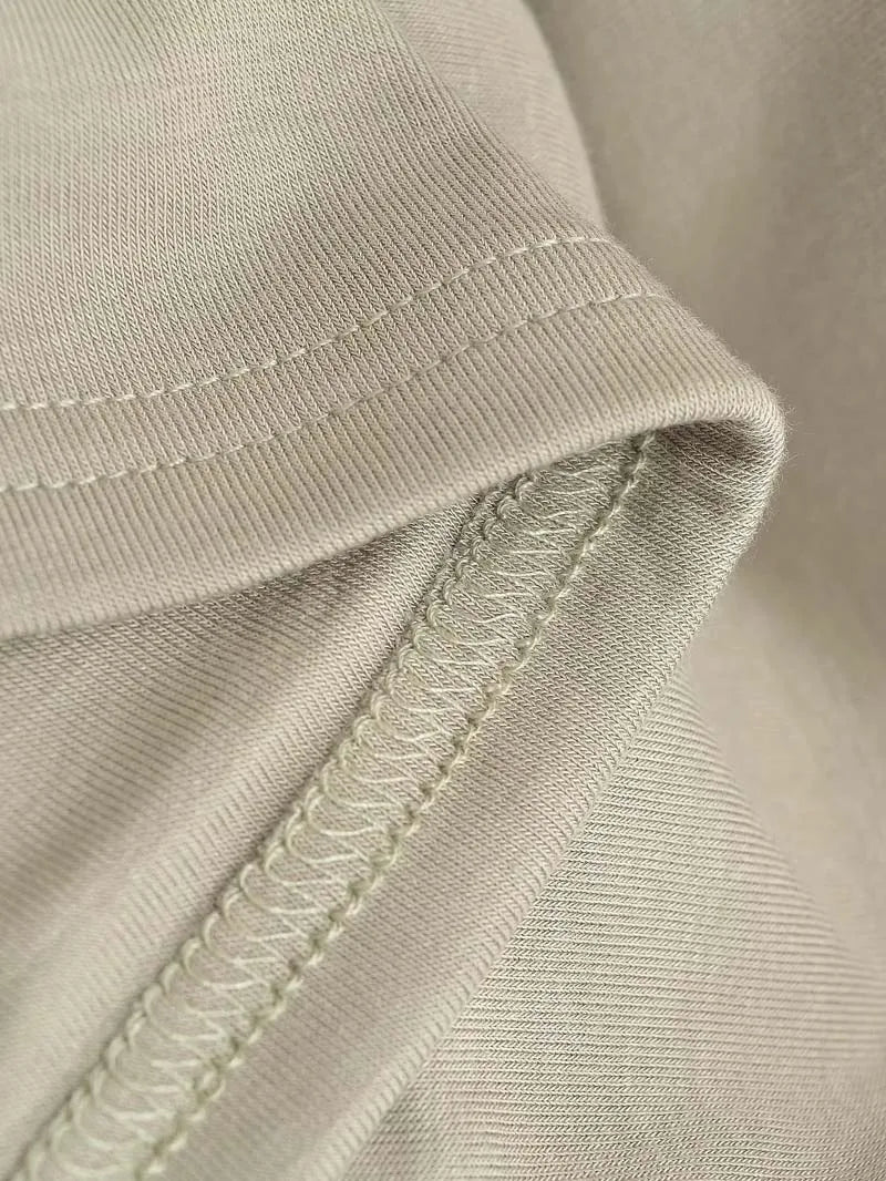 Exquisite Double Layer Slinky Jersey Top