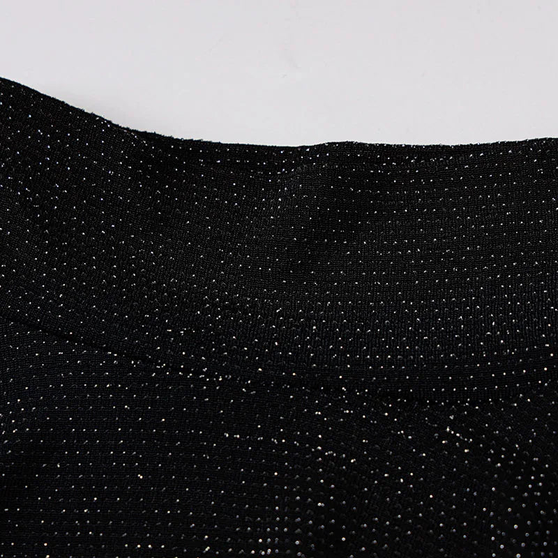 Exquisite Black Slim Knit Jumpsuit For Fall